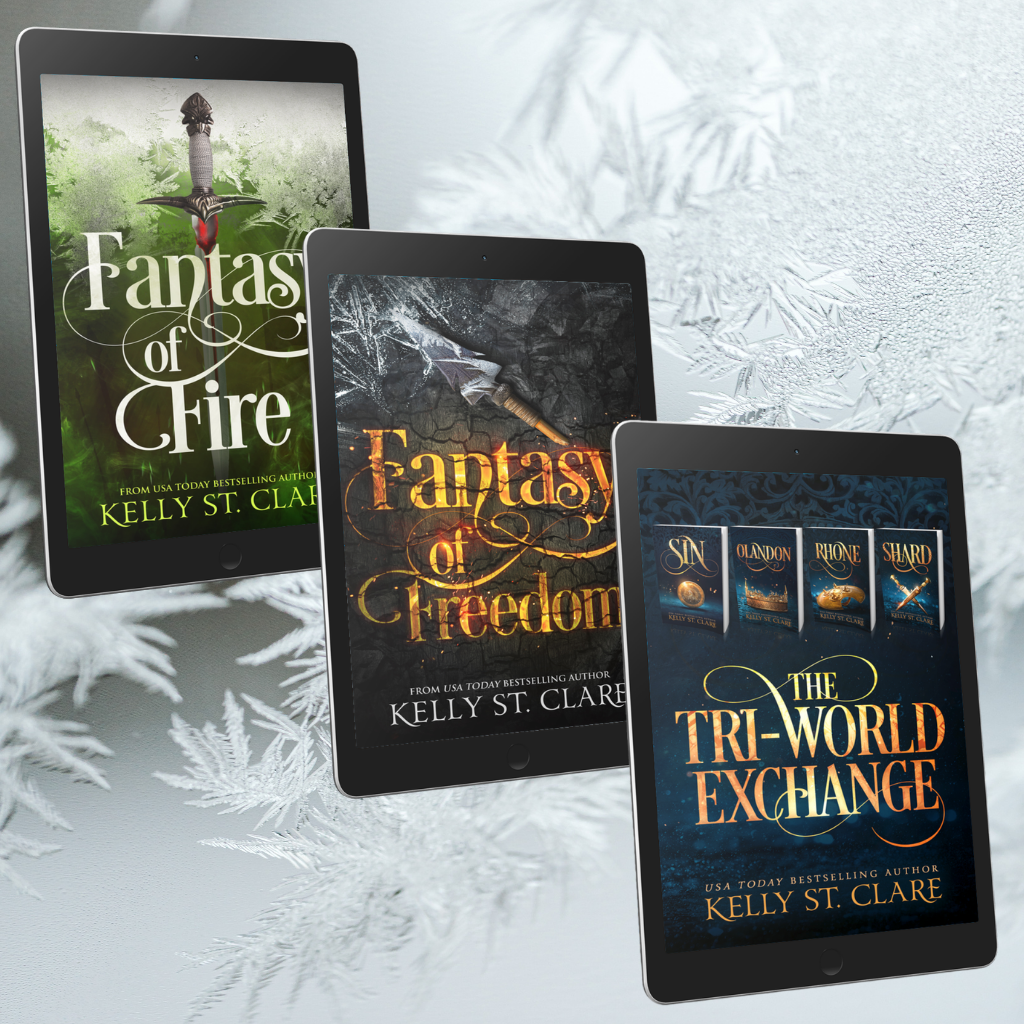 THE TRI-WORLD EXCHANGE and THE TAINTED ACCORDS (Fantasy of Fire & Fantasy of Freedom) ebooks